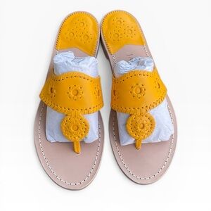 Jack‎ Rogers Jacks Flat Sandal, Mango, Size 9.5, NIB